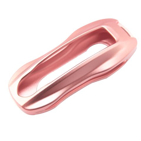 Pink Aluminum Alloy Smart Key Cover FOB For Porsche 2018+ Cayenne 2017+ Panamera