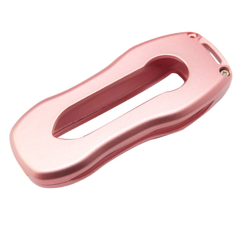 Pink Aluminum Alloy Smart Key Cover FOB For Porsche 2018+ Cayenne 2017+ Panamera
