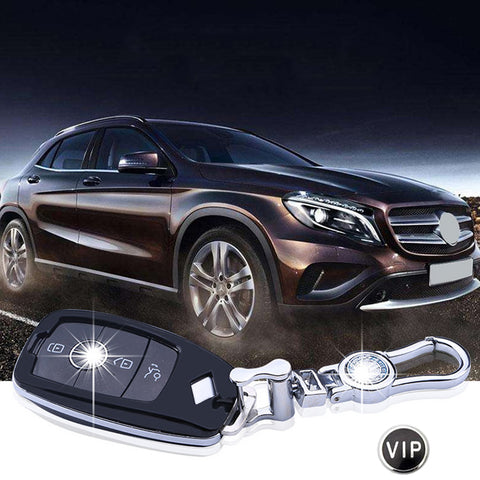 Black Keyless Key Cover FOB Holder For Mercedes Benz E S Class S63 AMG 2017+