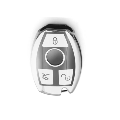 Keyless Smart Key Fob Cover Shell Cap for Mercedes-Benz
