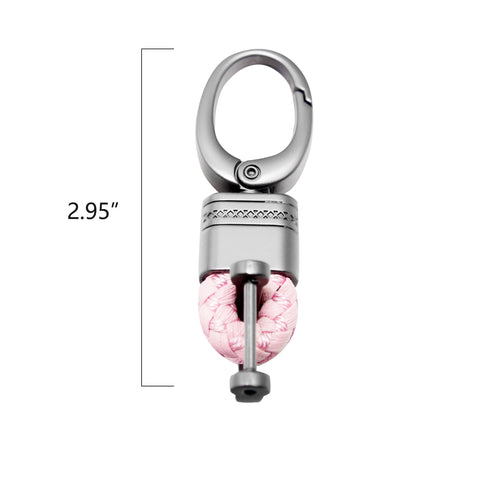 Xotic Tech Pink TPU w/ Printed 3-Button Key Fob Shell Cover Case w/ Keychain, Compatible with Audi A4 A5 A6 A7 A8 Q5 Q8 R8 S4 S5 S6 S7 RS4 RS5 RS6 RS7 Smart Keyless Entry Key