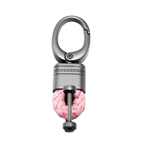 Pink Soft TPU Full Protect w/Button Key Fob Cover w/Keychain For Chevy GMC Yukon/XL/Denali