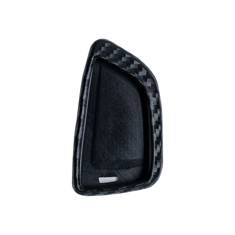 Carbon Fiber Style Smart Keyless Remote Key Fob Case Cover for BMW 1 2 5 7 M Series, Fit BMW X1 X3 X4 X5 X6 X7