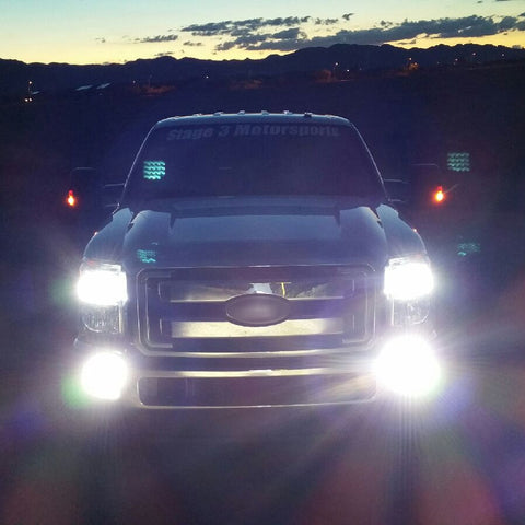 880 890 899 892 881 LED Fog Light Bulb Driving Lamp High Power Xenon White DRL