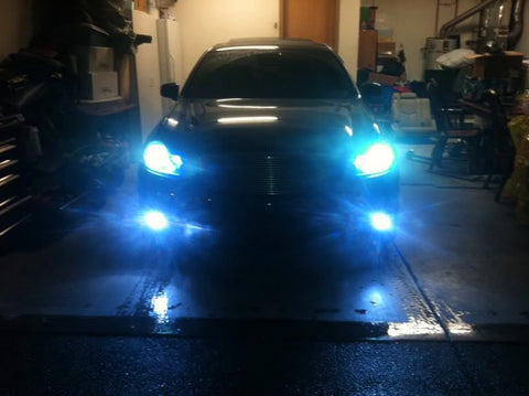 2x Super Bright Ice Blue 10000K P13W CREE LED Bulbs for DRL Daytime Running Fog Driving Lights