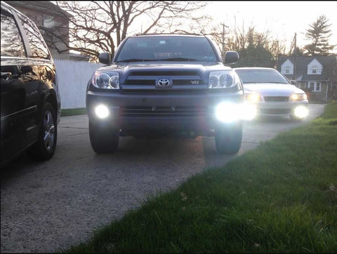 2x Super Bright White H3 28-SMD 6000K LED Bulbs for Fog Driving Light Lamp DRL