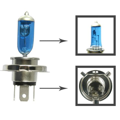 H4 9003 OE Halogen White Light Lamps12V 55W for Hi/Lo Beam DRL Driving Headlight