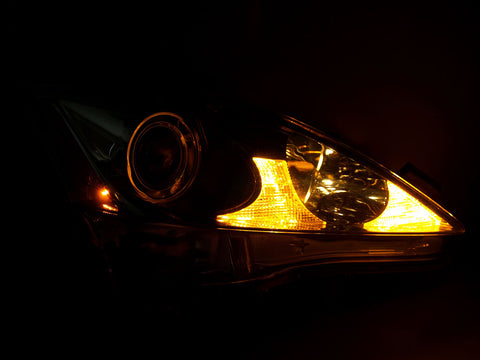 Golden Yellow 3000K H7 55W Conversion Kit Halogen Bulbs For Headlight Fog Light