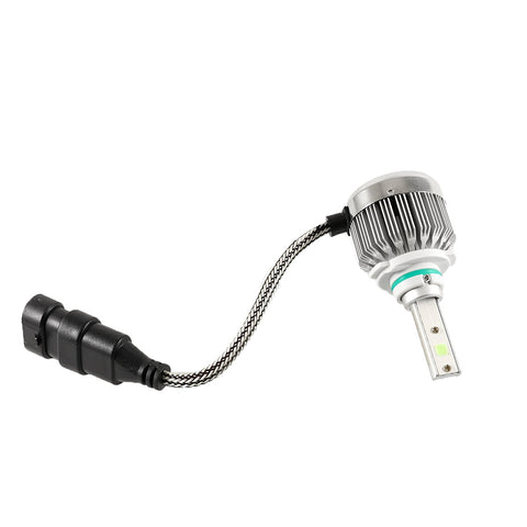 Ice Blue 8000K High Power COB LED Headlight Conversion For Low/High Dual Beams DRL Fog Lights Kit Bulbs (H10 9145)