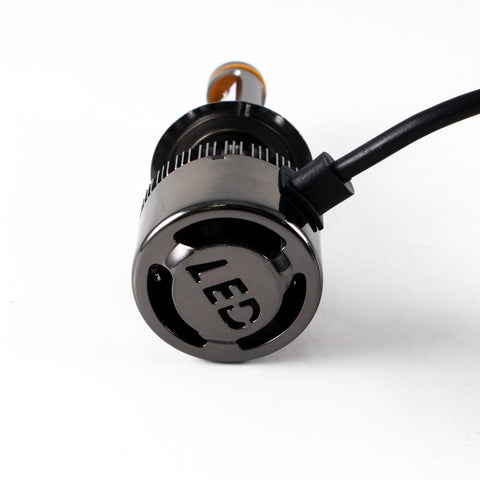 Pair 9003 H4 White and Yellow LED Headlight Dual-Beam DRL Lamps 36000LM For Toyota Honda Chevrolet