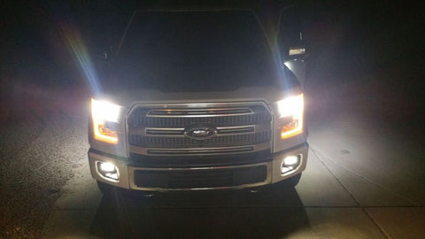 H10 9140 9145 White 6000K COB LED Headlight Daytime Running Lights Fog Light Lamps fit Ford F150 F250 F350 F450