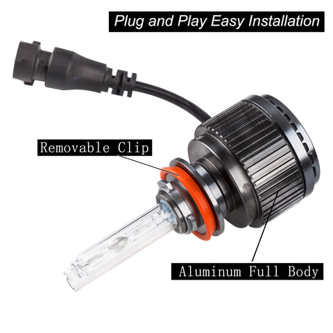 H7 HID 6000K - 7000K Xenon White LED Bulbs For Headlight Halogen Lamps