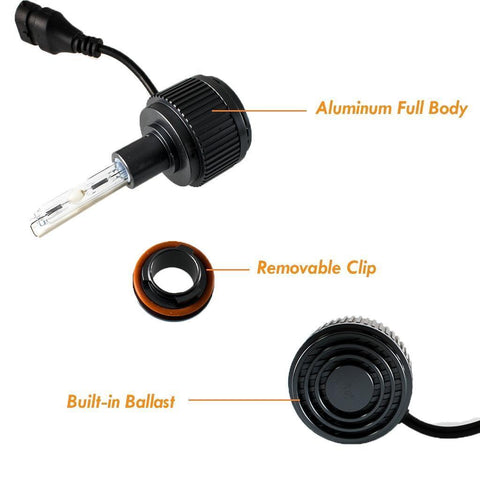 H7 HID For Headlights Replace Bulbs Ice Blue Light Direct Lamps No Ballast Hassle