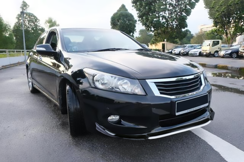 Xotic Tech Front Bumper Lip Chin Spoiler Splitter Diffuser Protector Guard Body Kit Compatible with Honda Accord Civic, Volkswagen MK5 MK6 MK7,Kia Optima,Mitsubishi Lancer, Black w/White 4pcs