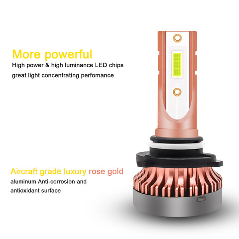 for Toyota Tundra 2007-2013 LED Headlight High Low Beam Fog Light Bulbs 8000K Ice Blue Super Bright