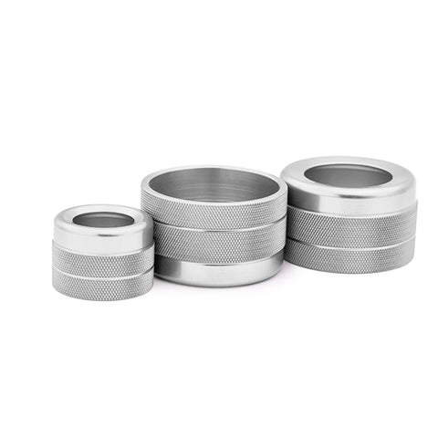 3x AC Climate Control Volume Knob Ring Covers Trim for BMW X5 X6 F15 F16 (Red/Blue/Silver)