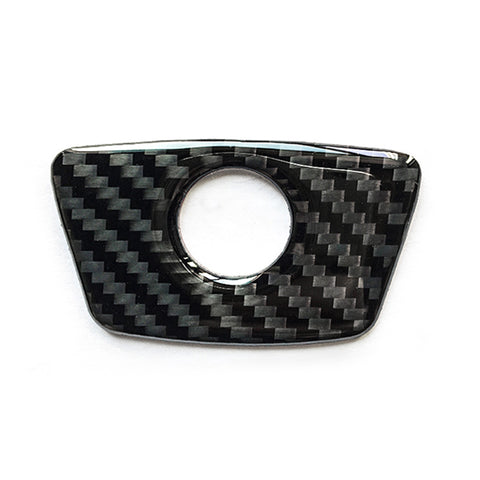 4pcs Carbon Fiber Interior Door Lock Pin Covers Decor Trim For BMW 1 3 5 7 X1