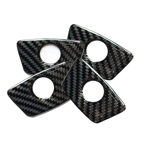 Carbon Fiber 4 Door Lock Knob Pins with Decals Universal Fit BMW 1 3 5 7 X1 X3 X5