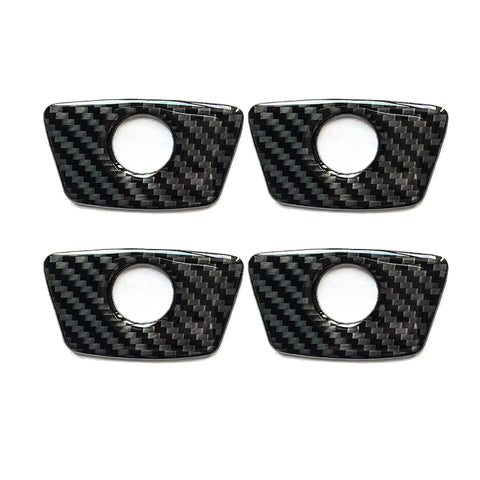 Carbon Fiber 4 Door Lock Knob Pins with Decals Universal Fit BMW 1 3 5 7 X1 X3 X5