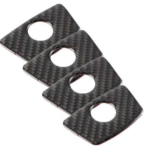 Carbon Fiber 4 Door Lock Knob Pins with Decals Universal Fit BMW 1 3 5 7 X1 X3 X5