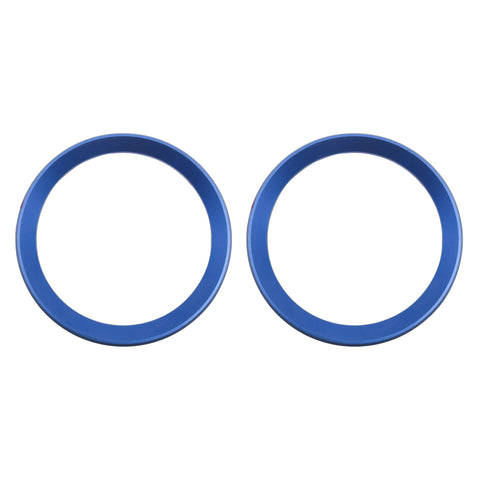 2 Pieces Car Front Rear Logo Chrome Ring Decoration For BMW 5 Series F10 F11