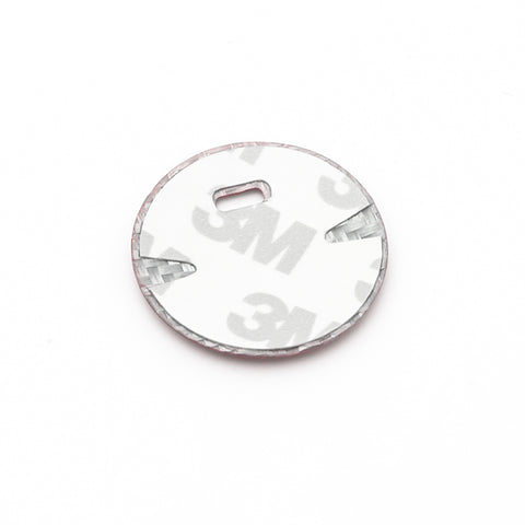 Carbon Fiber Car Engine Start Button Sticker Interior Trim Accessories for Mazda 3 6 CX-3 CX-5 CX-9 MX-5 w/Push Start Engine (Red)