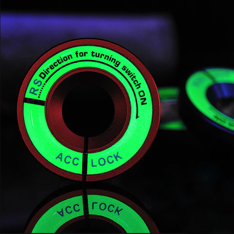 Night Glow Ignition Switch Cover Key Hole Ring Sticker Honda Civic Fit Accord