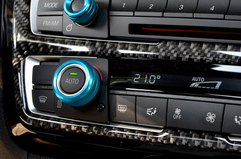 1X FULL SET INTERIOR TRIM COVER STICKERS REAL CARBON FIBER FOR BMW 3 4 SERIES