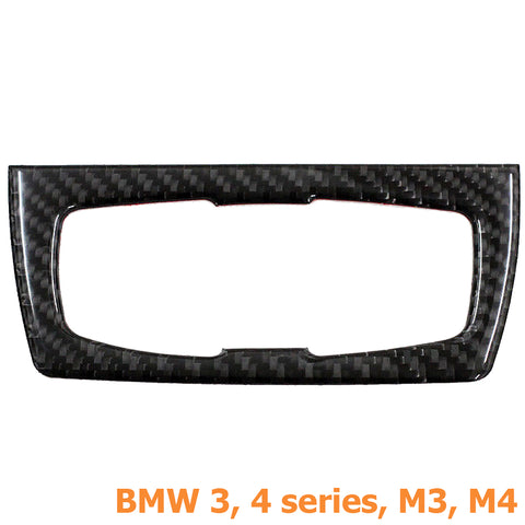 1X FULL SET INTERIOR TRIM COVER STICKERS REAL CARBON FIBER FOR BMW 3 4 SERIES