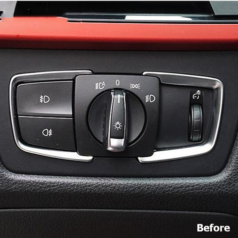 1X FULL SET INTERIOR TRIM COVER STICKERS REAL CARBON FIBER FOR BMW 3 4 SERIES