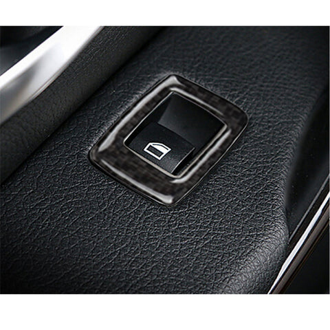 1X FULL SET INTERIOR TRIM COVER STICKERS REAL CARBON FIBER FOR BMW 3 4 SERIES