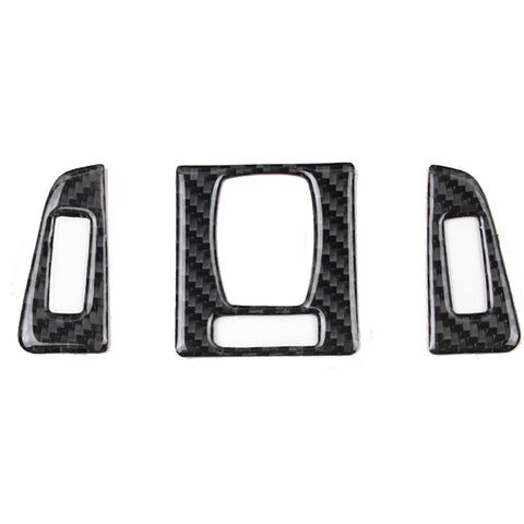 1X FULL SET INTERIOR TRIM COVER STICKERS REAL CARBON FIBER FOR BMW 3 4 SERIES