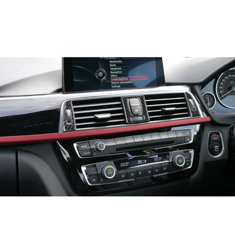 1X FULL SET INTERIOR TRIM COVER STICKERS REAL CARBON FIBER FOR BMW 3 4 SERIES