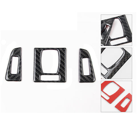 1X FULL SET INTERIOR TRIM COVER STICKERS REAL CARBON FIBER FOR BMW 3 4 SERIES