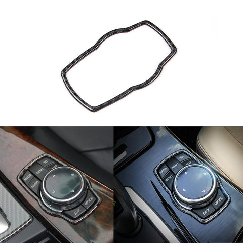 1X FULL SET INTERIOR TRIM COVER STICKERS REAL CARBON FIBER FOR BMW 3 4 SERIES