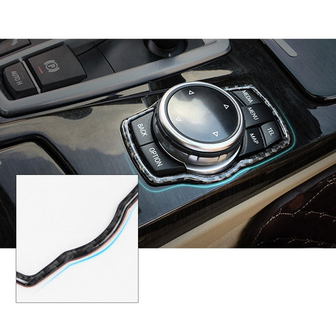 1X FULL SET INTERIOR TRIM COVER STICKERS REAL CARBON FIBER FOR BMW 3 4 SERIES