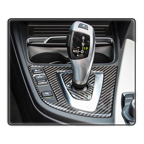 1X FULL SET INTERIOR TRIM COVER STICKERS REAL CARBON FIBER FOR BMW 3 4 SERIES
