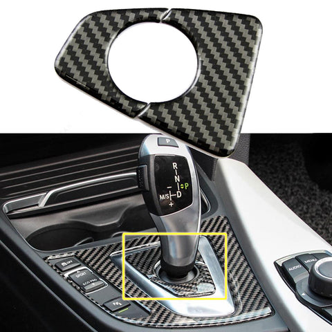 1X FULL SET INTERIOR TRIM COVER STICKERS REAL CARBON FIBER FOR BMW 3 4 SERIES