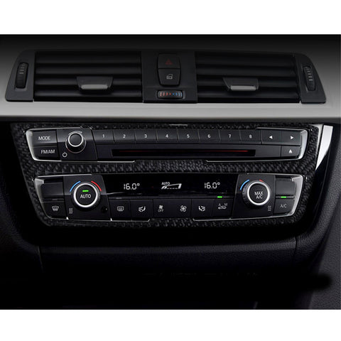 1X FULL SET INTERIOR TRIM COVER STICKERS REAL CARBON FIBER FOR BMW 3 4 SERIES