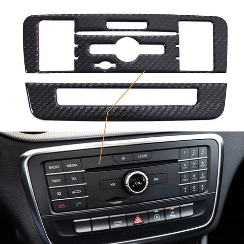 Real Carbon Fiber Interior Trim Stickers For Mercedes Benz 2013-2017 CLA GLA