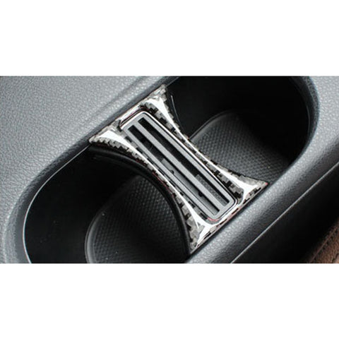 For Mercedes Benz A180 CLA GLA Carbon Fiber Interior Water Cup Holder Decal Trim
