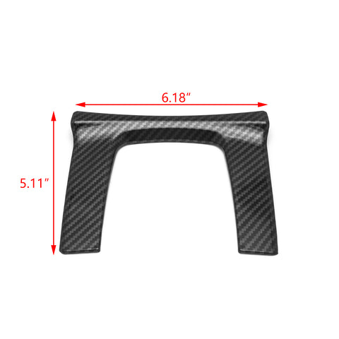 10th Gen Civic ABS Carbon Fiber Style Gear Panel Trim Shift Box Decoration Cover for Honda Civic 2020 2019 2018 2017 2016 - Automatic Transmission