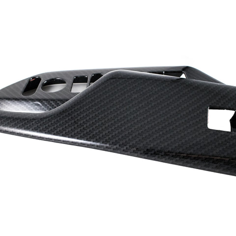 Carbon Fiber Pattern Door Window Lock Panel Switch Bezel Covers Driver Passenger Side for Honda Civic Sedan 2016-2020