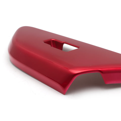 Red Interior Armrest Window Rise Lift Down Control Switch Door Lock Panel Cover Trim Accessories for Honda Civic 10th Gen 2016 2017 2018 2019 2020