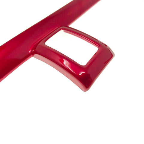 RED Interior Front Dashboard AC Air Vent Outlet Cover Trim Frame Panel Decoration 3pcs kit For Honda Civic 10th Gen 2016 2017 2018 2019 2020