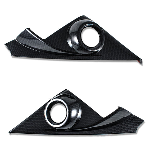 Carbon Fiber Painted Door Stereo Speaker Cover Trim fit Honda Civic 2016-2020