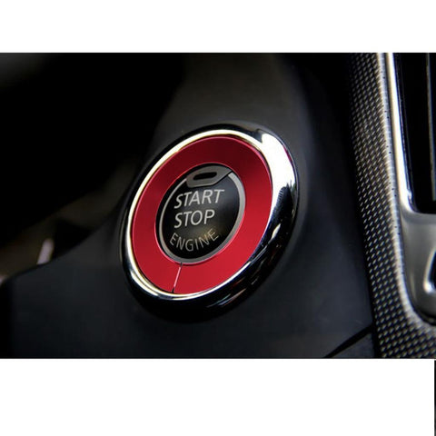 RED / BLUE / Purple engine start stop push button knob key switch decor ring trim for Infiniti