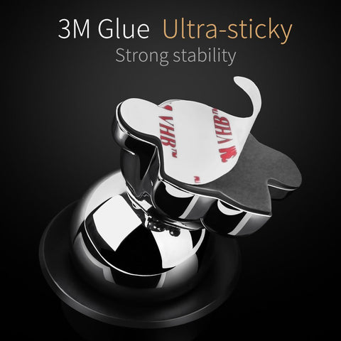 Magnetic Car Mount 360° Rotation GPS Phone Tablet Holder Stick On Dashboard Hat man For iPhone X 7 8 Plus Galaxy Note and More Device