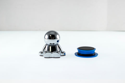 Magnetic Car Mount 360° Rotation GPS Phone Tablet Holder Stick On Dashboard Hat man For iPhone X 7 8 Plus Galaxy Note and More Device