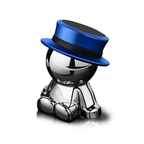 Magnetic Car Mount 360° Rotation GPS Phone Tablet Holder Stick On Dashboard Hat man For iPhone X 7 8 Plus Galaxy Note and More Device